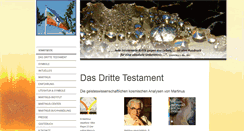 Desktop Screenshot of das-dritte-testament.de